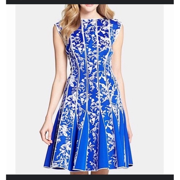 Tadashi Shoji Designer Embroidered Dress - Picture 1 of 7